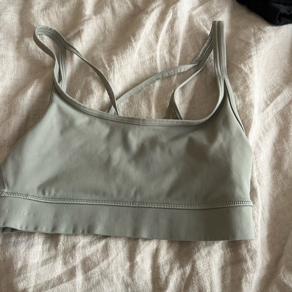 Vuori Light Green Sports Bra